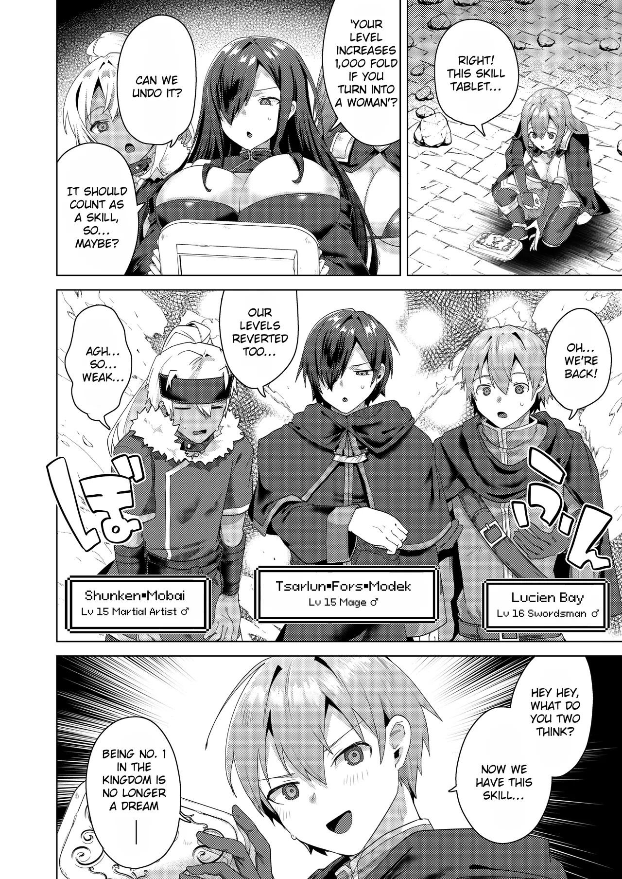 Hentai Manga Comic-I got a skill that makes me 1000 times stronger when I transsexual!-Read-13